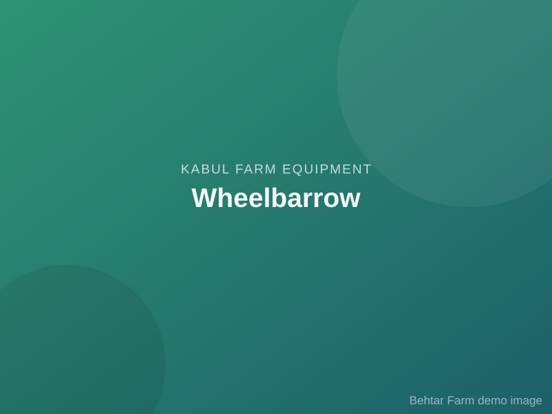 Wheelbarrow
