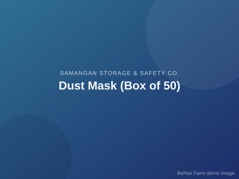 Dust Mask (Box of 50)