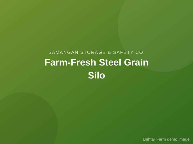 Farm-Fresh Steel Grain Silo