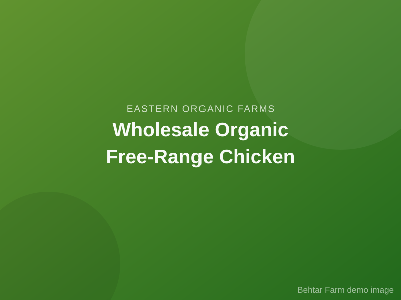 Wholesale Organic Free-Range Chicken