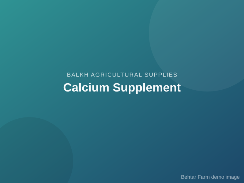 Calcium Supplement