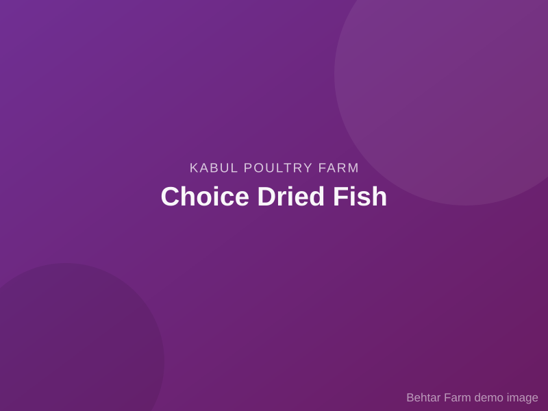 Choice Dried Fish
