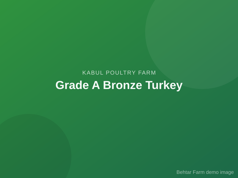 Grade A Bronze Turkey