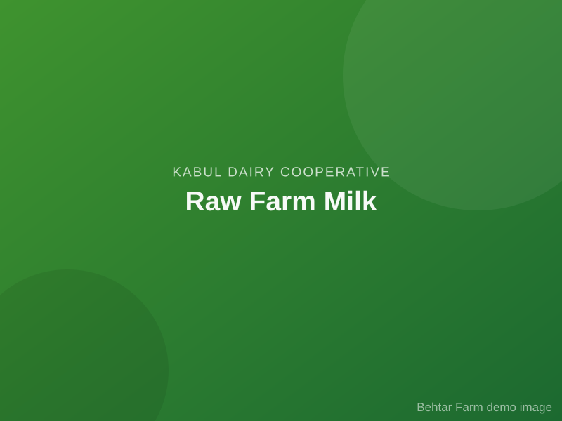 Raw Farm Milk