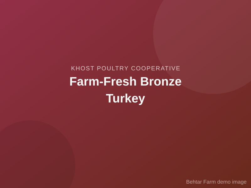 Farm-Fresh Bronze Turkey