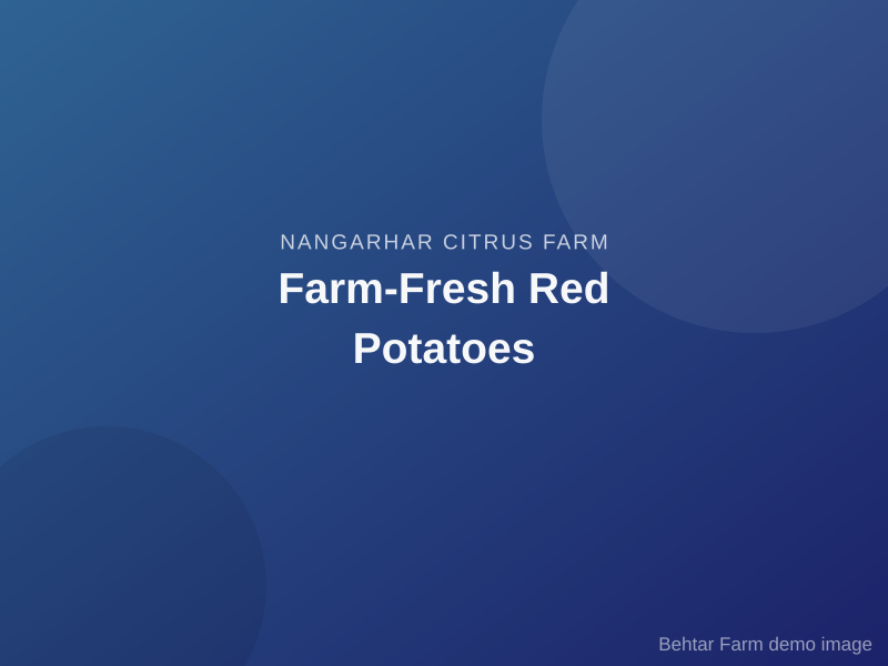 Farm-Fresh Red Potatoes