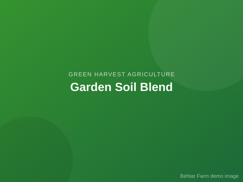 Garden Soil Blend
