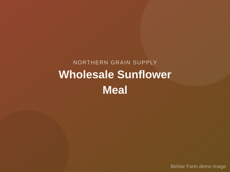 Wholesale Sunflower Meal