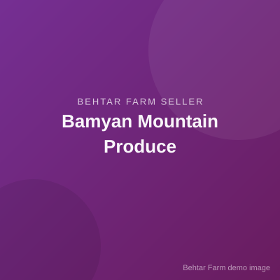 Bamyan Mountain Produce